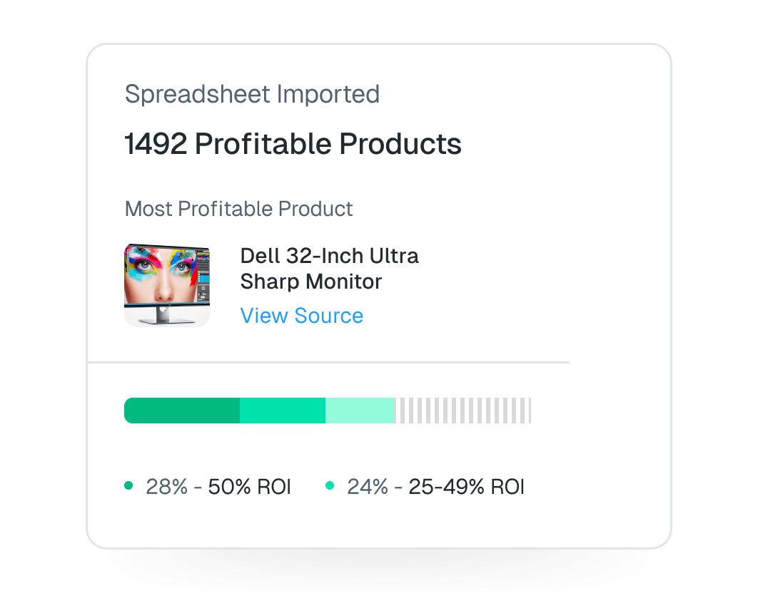 ProfitPath Wholesale Scanner — upload supplier lists and instantly analyze profit and ROI for Amazon arbitrage